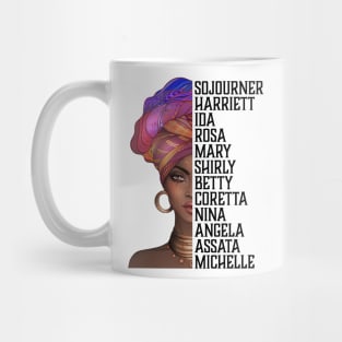 Celebrate Powerful Black Women Who Inspire, Black History, African American Mug